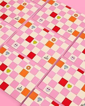 U Brands 70s Floral Check Folder Set, Poly, Assorted Colors and Patterns, 1 PCS