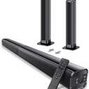 Sound Bar, 80W Sound Bar for Smart TV, Bluetooth 5.3 Soundbar, 2 in 1 Detachable Home Speaker Bass Effect
