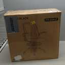 Primy Drafting Chair Tall Office Chair with Flip-up Armrests Executive Ergonomic Computer Standing Desk Chair with Lumbar Support and Adjustable Footrest Ring (Black) (934-Z)