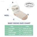 Mother's Choice Organic Cotton Baby Socks Infant 0-6 Months - 12 pairs Soft, Cozy, and Gentle Newborn Socks for Girls & Boys, Perfect Baby Registry for Everyday Wear, and Infant Comfort