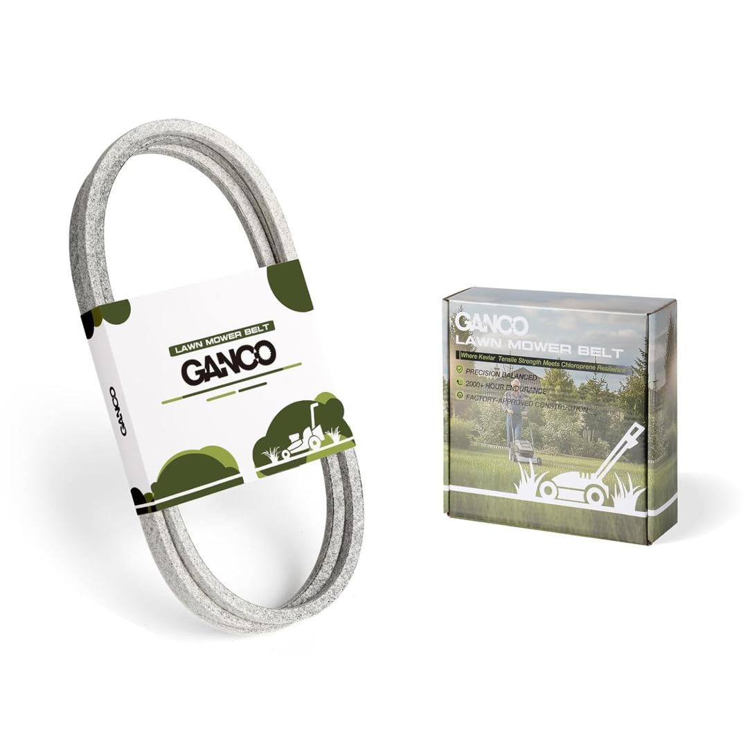 2 x GANCO GX20006 Drive Belt Replacement Part Replace UC30568 Belt for John Deere D140 D110 L120 L110 LA135 LA145, 1/2 Inch x 88.9 Inch Lawn Mower Belt