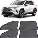 ZATOOTO Car Window Shades for Toyota RAV4 2019-2024, Car Window Cover Baby Sun Shades Sun Blocker Car Side Window Screens for Camping| UV Protection, Privacy, Ventilation, and Bug-Free Design