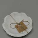 Mud Pie Scallop Marble Dish; 4.5" X 4.5"