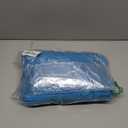 LETSVDO Women's Maxi Off Shoulder Dress Long Sleeve Button Down Ruffle Mesh Bodycon Sexy Dresses Stretchy (XX-Large, 1-blue)