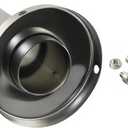 MGSTORM 4 Inch Exhaust Muffler Tip, Universal Removable Silencer for Car SUV Truck, 102mm Stainless Steel Round Exhaust Tip