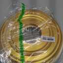 Crapyt 2 PCS Ceiling Medallion Large Ceiling Medallion Ceiling Fan Medallion for Light Fixtures and Ceiling Fans 12.2"OD x 3.86"ID Gold