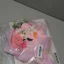 Crochet Flowers Bouquet, Crochet Rose Tulip Knitted Flower for Mother's Day, Valentine's Day, Anniversary, Wedding, Birthday, Home Dcor, Gifts for Mom, Lovers, Friends, Pink