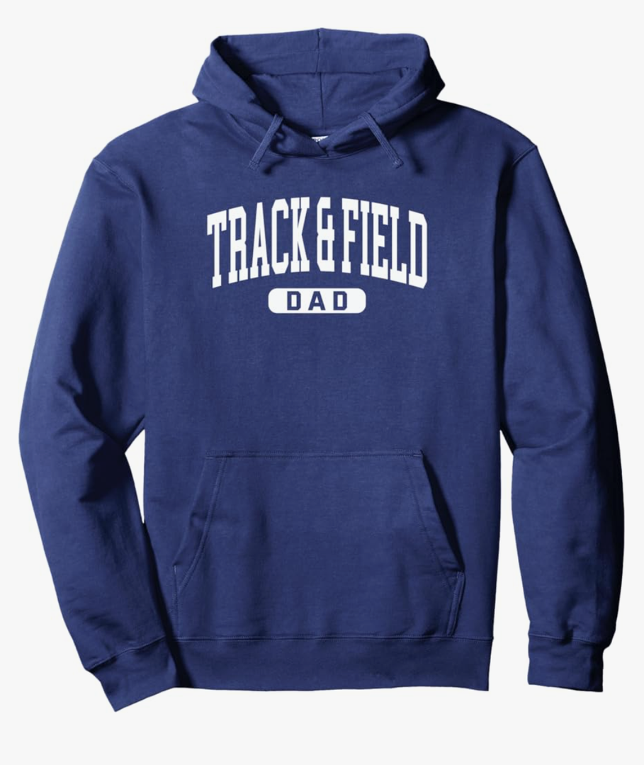 Track Dad Saying / Running Hurdles Meet Parent Support Team Pullover Hoodie Medium