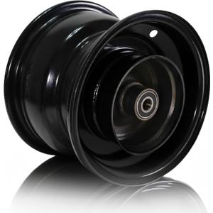 JMCHstore Black Wheel Rim for Coleman CT200U BT200X CT200UEX 196cc Hisun 200-3 200-7, Axis M200 Mini bike (Rear Rim)