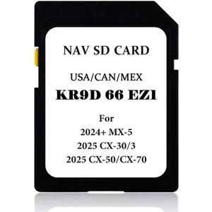 2025 CX-30 CX-50 Latest Navigation SD Card Map Update, KR9D66EZ1 Navigation Accessories for 3/CX-30/CX-50/CX-70, 2024 MX-5, 2025 CX30, 2025 CX50