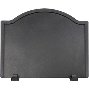 Firebacks for Fireplace-Iron Fireback with Feet, Fireplace Heat Reflector, Fireplace Back Plates, Heat-Resistant Material with Minimalist Look for Wall Protection (22.5inch)