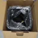 Mbillion 4Gal/15L Open top Trash Can with Removable Inner Bucket Small Waste Basket Stainless Steel Metal Trash Can for Bathroom Office,Brushed Black