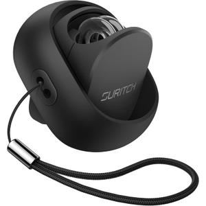 SURITCH Case for Loop Earplugs, Portable Storage Container for Earplugs & Accessories, Black