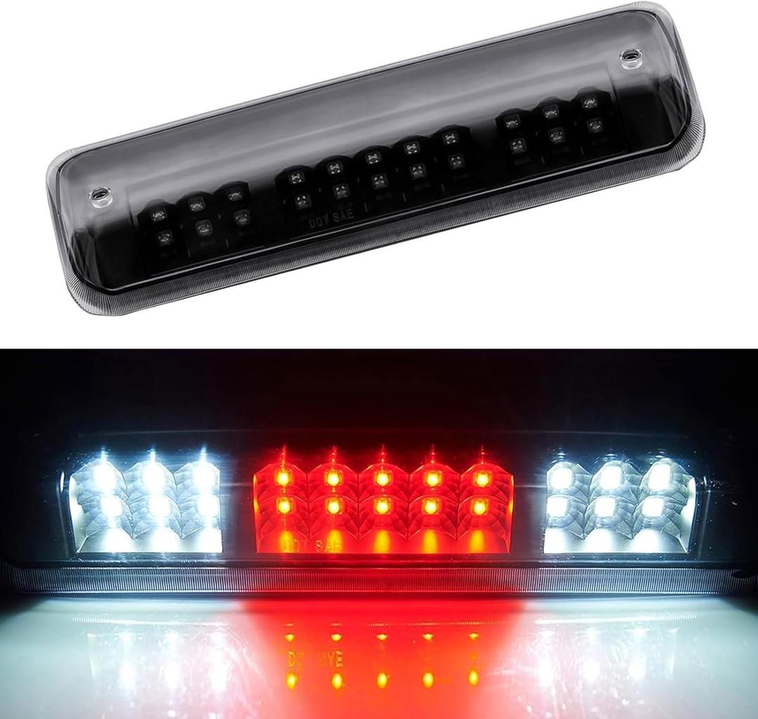 Third 3rd Brake Light LED for 2004 2005 2006 2007 2008 Ford F150, High Mount Rear Brake Lights Assembly for 04-08 F-150, Waterproof Center Cab Cargo Lamp Stop Light
