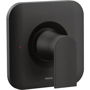 Moen T2471BL Genta LX Posi-Temp Pressure-Balancing Modern Trim Valve Required, Matte Black