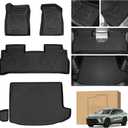 Peleus Floor Mats & Trunk Mat for 2024 2025 Chevy Trax All Weather TPE Protection Floor Liners Full Set with Cargo Liner for 2024 2025 Chevy Trax Accessories