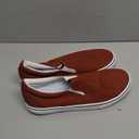 Men's Sneakers Classic Low Top Slip On Shoes Wide Canvas Skate Loafers Sneakers with Soft Insole Causal Dress Shoes for Men Comfortable Walking Shoes Slip on Sneakers for Men (9, Brown)