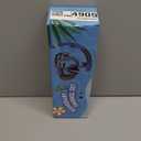 Snorkel Set Adults Snorkeling Gear Anti-Fog Panoramic View Swim Mask Dry Top Snorkel Kit with Carry Bag for Snorkeling Scuba Diving Swimming Travel (A-Green+Transparent)