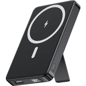 YUJE Magnetic Power Bank, for MagSafe Battery Pack 10000mAh, PD 20W USB-C Fast Portable Charger Power Bank, Wireless Battery for iPhone 17/16/15/14/13/12 Series