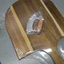 Pizza Peel 16 inch, Wooden Pizza X-Large Paddle Spatula with Cutter