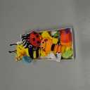 Infinno Baby Wrist Rattle Socks and Foot Finder Set, Perfect Baby Toys for 0-12 Months Newborn Boys and Girls As Shower Gifts, Garden Bug Series (Warm Color)