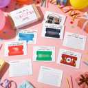 ReliThick 22 Pcs Happy Birthday Gift Card Holder and Box, Personalized Graduation Gift Care Package for Party Favors(Pink)