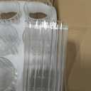 12pcs Stripe Glass Cylinder Vases for Centerpieces, 6 Inch Tall Flower Vase for Wedding Decorations, Hurricane Vases Floating Candle Holder for Table Centerpiece Wedding Home Décor