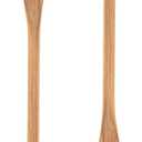 Wooden Spoons for Cooking, MZROO Wooden Spoon 12.5 Inch Long Handle Wooden Cooking Spoon Mixing spoons Tasting Spoons for Nonstick Cookware