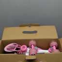 Ruthfot Women's and Girl's Classic Roller Skates with Light up Wheels and Love Heart Pattern, High-top PU Leather Rollerskates… Size 40