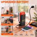 Leaf Blower Cordless with 2.0Ah Battery & Fast Charger, Brushless Motor