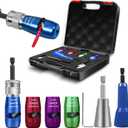 BURMONG Wire Twister & Stripper Tool for Drill  8/10/12/14 AWG, 2026 Upgraded Electrician Wire Stripping and Twisting Tool, Improve Work Efficiency 30 Times