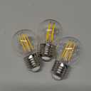 BlueStars G45 E26 Edison LED Filament Globe Bulb 120V 5W (60 Watt Equivalent), 2700K Warm White Light 550lm Non-Dimmable for Indoor Outdoor Holiday Home Decoration - 3 Packs