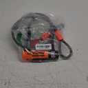 Kryptonite Evolution Mini-7 U-Lock with 4ft Security Cable - Heavy-Duty Anti-Theft Bicycle Lock, 13mm Hardened Shackle, 10mm x 4ft Cable, Mounting Bracket & Keys