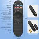 Voice Remote Control for Vizio-Smart-TV-Remote-Replacement XRT270 for Vizio FHD 4K Quantum D/P/M/V-Series Smart TV