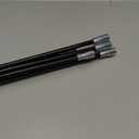 Stanbroil 18-Foot Fiberglass Chimney Rod Kit, 1/4" NPT Fittings, Used with Brush to Clean Debris from Chimney
