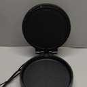 3in1 Electric Griddle & Panini Press  CACHOO 8" Nonstick Round Griddle and Sandwich Press with On/Off Switch, 180° Open Design, Perfect for Pancakes, Omelettes, Quesadillas, Veggies (Black)