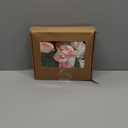 Ling's moment Fake Flowers Box, Faux Artificial Greenery Stems Foam Roses Anthurium Silk Lily Palm Fabic Flower for Centerpieces Bouquet Wedding Vase Floral Decorations, Sorbet Tropical, Mini Combo