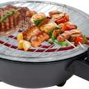 Electric Grill Outdoor Indoor Cooking,Smokeless BBQ,Portable Removeable Grill, (YD330)
