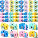 48 Pcs Kids' Toy Camera Thanksgiving Kids Gifts Children's Role Play Prop with Images in Viewfinder Mini Toy Camera for Boys Girls Birthday Thanksgiving Party Favors Goodie Bag Return Gifts
