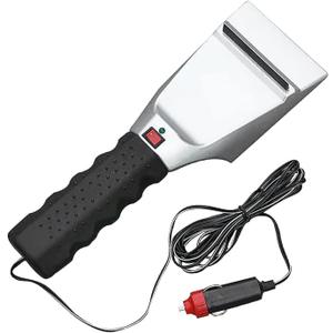 Ice Scrapers for Car Windshield, Ice Scraper Heated, Snow Scraper for Car, 12V Plug into Cigarette Lighter Electric Scraper Heating, Car Ice Scraper, Snow Ice Brush Shovel Snow Removal Tools