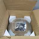 Large 16 Inch Mirror Disco Ball - Hanging Party Decoration for DJ, Club, Stage & Wedding