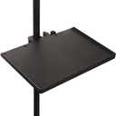 Microphone Stand Tray Mount Clamp on Rod Holders, Microphone Stand Desk with 9.44" X 6.88" for Stage, Music Sheet, Live Streaming, Recording (Stand NOT Included) Wholesale Items for Boutique