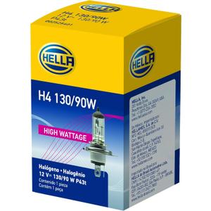 HELLA H4 130/90W High Wattage Bulb, 12V