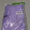 iBuddy Dog Winter Coat for Large Dogs, Easy on Dog Snow Fleece Coat Velcro Waterproof Pet Puffer Clothes with Harness Hole Adjustable Reflective Quilted Pet Cold Weather Vest Wind-poof for Girl Female (Purple)