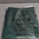 Sheer Curtains 63 Inches Long 2 Panels, Rod Pocket Short Curtain for Kitchen, Bedroom, Cafe Window(Foliage Green 38" W x 63" L)