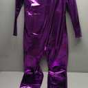 Seeksmile Unisex Metallic Bodysuit Zentai without Hood Adult Shiny One Piece Spandex Body Suit Halloween Costume, L