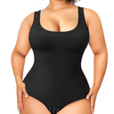 Nebility Plus Size Bodysuit Shapewear Tummy Control Body Shaper for Women Seamless Body Suit Sleeveless Going Out Tops, 3XL