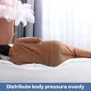 COHOME Queen Size Mattress Topper Extra Thick Cooling Mattress Pad 400TC Cotton Top Plush Down Alternative Fill Pillow Top Mattress Cover with 8-21 Inch Deep Pocket (60x80 Inches, White-Classic)