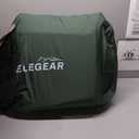 Elegear CumbreX Air & Foam Self Inflating Sleeping Pad, Built-in Electric Pump 4" Ultra-Thick Memory Foam Camping Mattress with Pillow Double Camping Pad 4-Season R-Value 9.5 Camp Mat - Gueen, Queen