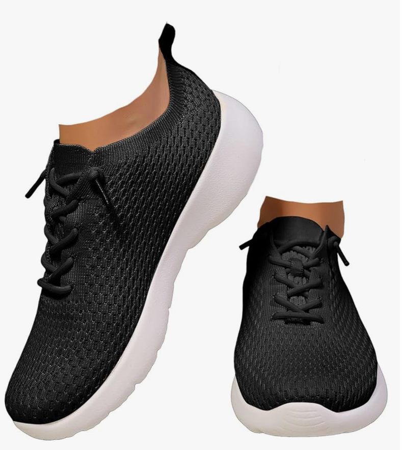 Bobbie Brooks Sneakers Womens Size 10 Mesh Black New